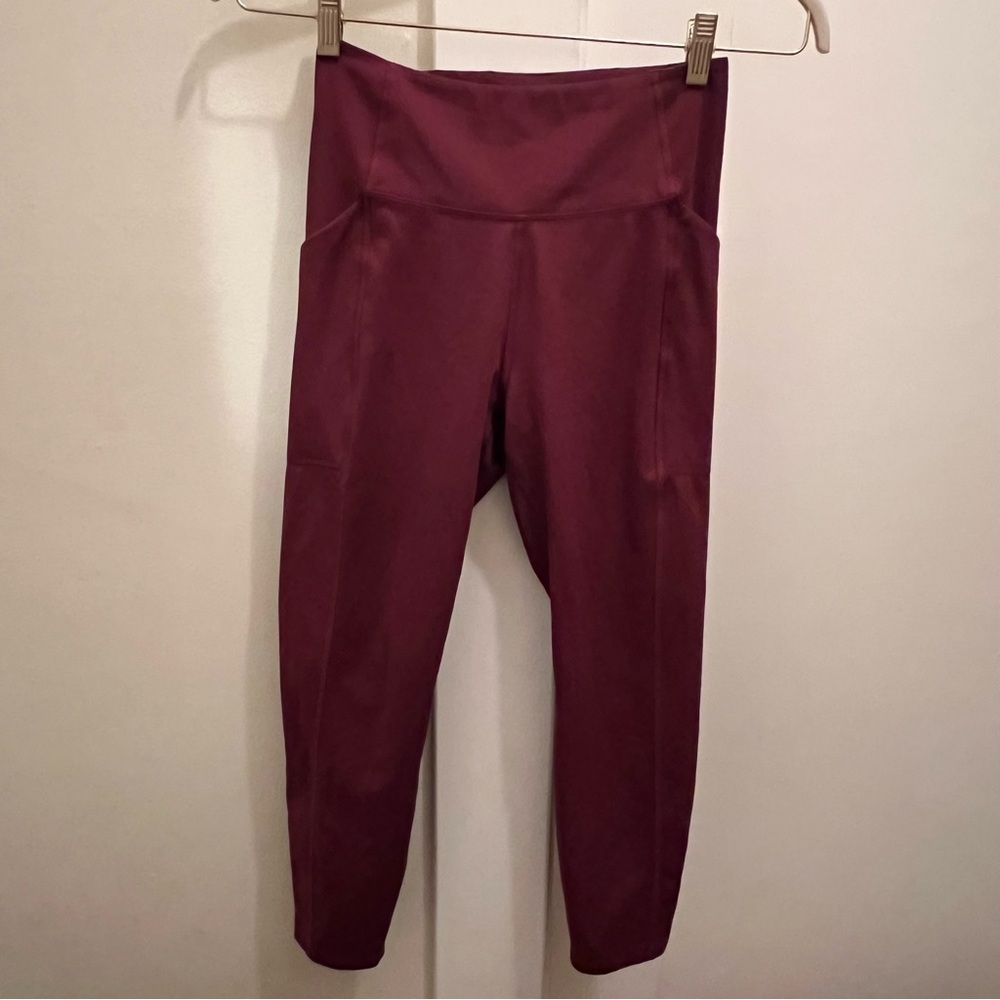 Girlfriend Collective‎ Wine Red Maroon Leggings